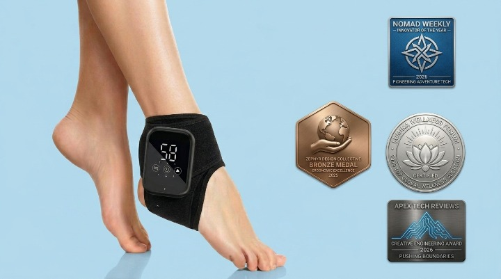 FEELLGOOD FLEXANKLE – Massaggiatore Elettrico e Riscaldante per Caviglie e Articolazioni