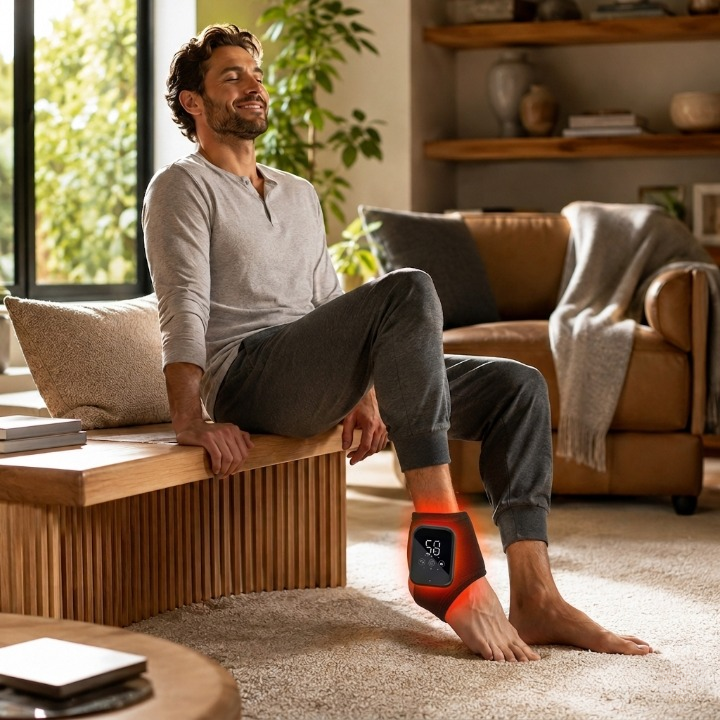 FEELLGOOD FLEXANKLE – Massaggiatore Elettrico e Riscaldante per Caviglie e Articolazioni